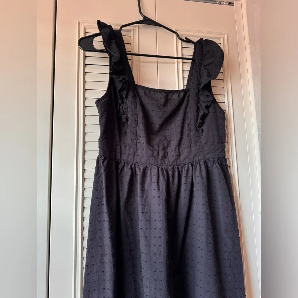 All Black Textured SHEIN dress